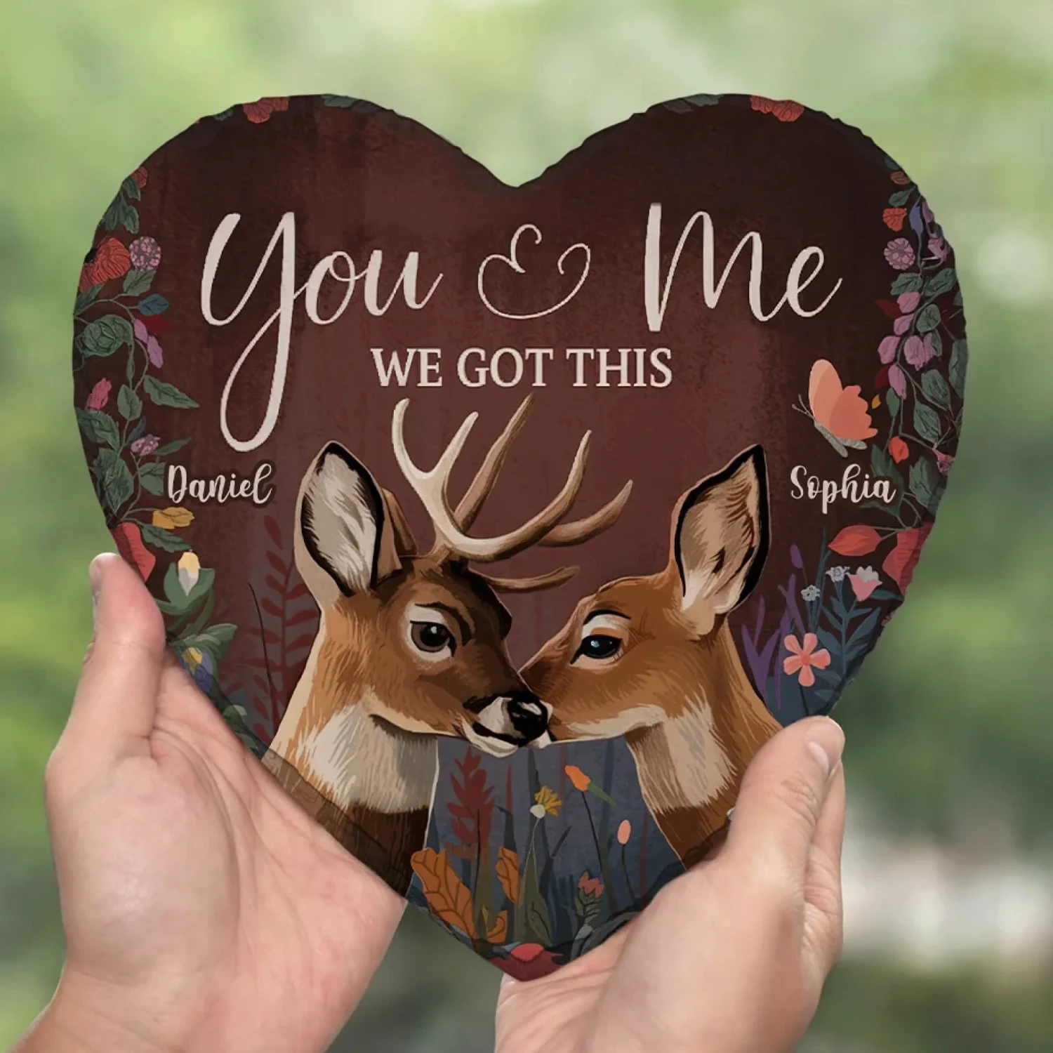 Together, We Are Nature’s Perfect Pair - Couple Personalized Custom Heart Shaped Stone With Stand - Gift For Husband Wife, Anniversary 4 Together, We Are Nature’s Perfect Pair - Couple Personalized Custom Heart Shaped Stone With Stand - Gift For Husband Wife, Anniversary - Image 4