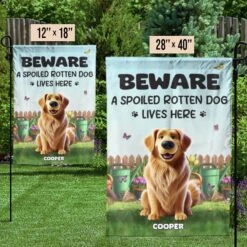 My Little Garden Buddy - Dog Personalized Custom Flag - Gift For Pet Owners, Pet Lovers 7 My Little Garden Buddy - Dog Personalized Custom Flag - Gift For Pet Owners, Pet Lovers -Pawfect House Store 6791d6655db46