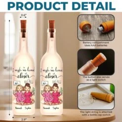 Time Together Is Priceless - Bestie Personalized Custom Bottle Lamp - Gift For Best Friends, BFF, Sisters 9 Time Together Is Priceless - Bestie Personalized Custom Bottle Lamp - Gift For Best Friends, BFF, Sisters -Pawfect House Store 6791e72b9f648