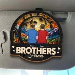 Cherish Every Drive With A Meaningful Gift - Family Personalized Custom Car Visor Clip - Gift For Siblings, Brothers, Sisters