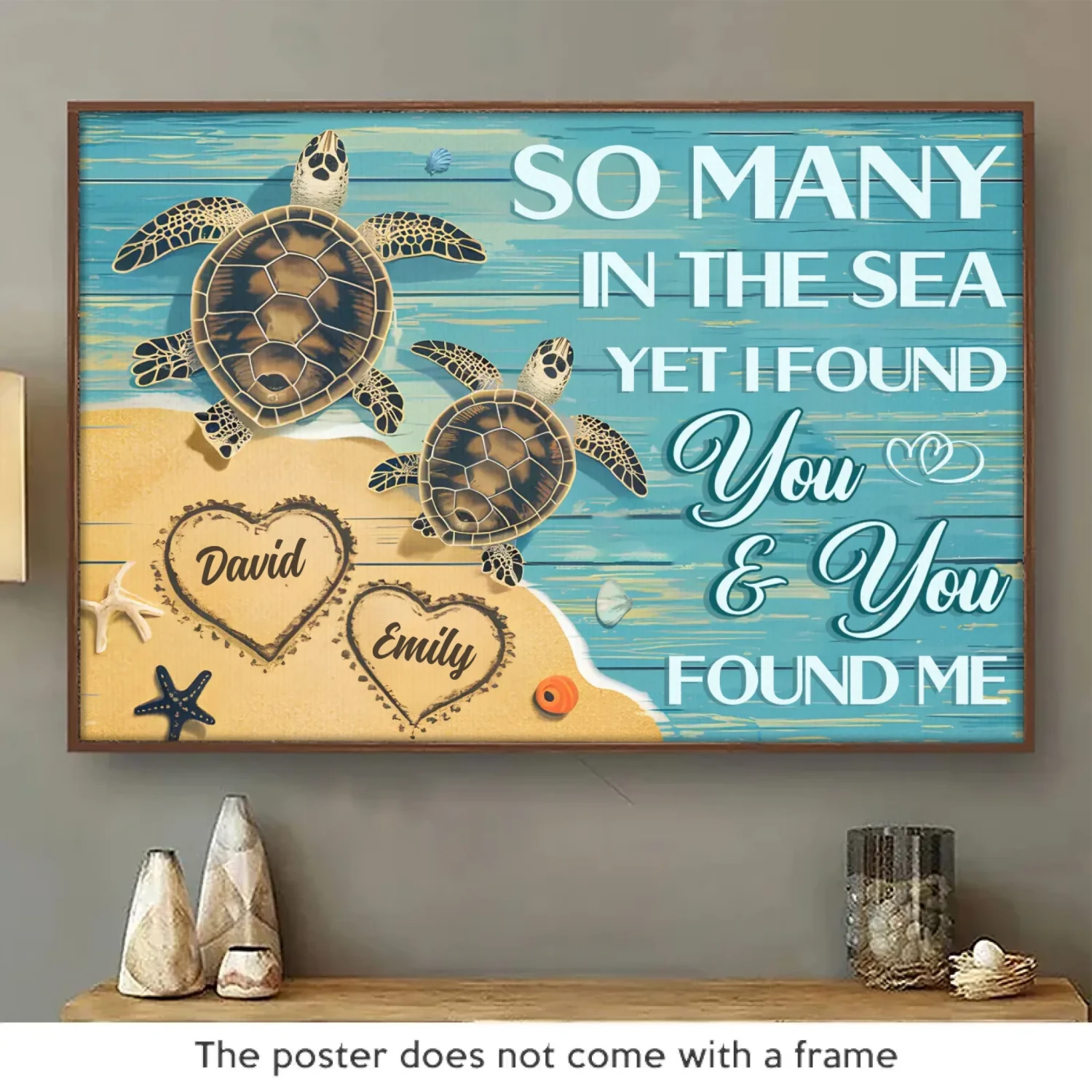 I Cherish Every Bit Of You, Flaws And All - Couple Personalized Custom Horizontal Poster - Gift For Husband Wife, Anniversary 2 I Cherish Every Bit Of You, Flaws And All - Couple Personalized Custom Horizontal Poster - Gift For Husband Wife, Anniversary - Image 2