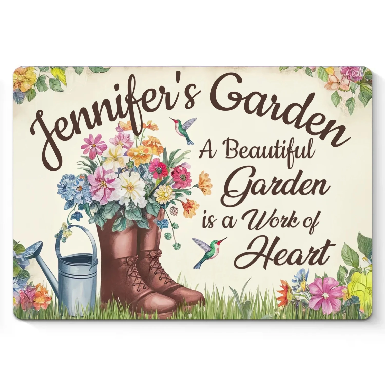 Plant With Full Of Love - Family Personalized Custom Home Decor Metal Sign - Gift For Yourself, Best Friends, Siblings, Family Members 2 Plant With Full Of Love - Family Personalized Custom Home Decor Metal Sign - Gift For Yourself, Best Friends, Siblings, Family Members - Image 2