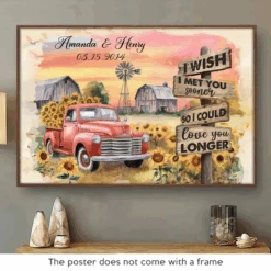 More Time With You Would Be A Gift - Couple Personalized Custom Horizontal Poster - Gift For Husband Wife, Anniversary -Pawfect House Store 6793077f3b013