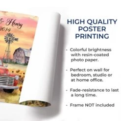 More Time With You Would Be A Gift - Couple Personalized Custom Horizontal Poster - Gift For Husband Wife, Anniversary -Pawfect House Store 67930976ddb34