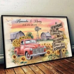 More Time With You Would Be A Gift - Couple Personalized Custom Horizontal Poster - Gift For Husband Wife, Anniversary -Pawfect House Store 6793097759624