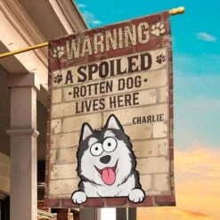 Paws Off Or Face The Dogs - Dog Personalized Custom Flag - Gift For Pet Owners, Pet Lovers 9 Paws Off Or Face The Dogs - Dog Personalized Custom Flag - Gift For Pet Owners, Pet Lovers -Pawfect House Store 679321ffdd91c