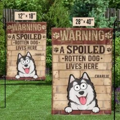 Paws Off Or Face The Dogs - Dog Personalized Custom Flag - Gift For Pet Owners, Pet Lovers 7 Paws Off Or Face The Dogs - Dog Personalized Custom Flag - Gift For Pet Owners, Pet Lovers -Pawfect House Store 679321fff3cf7