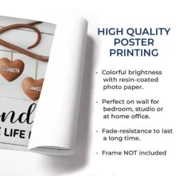 Grandkids Are The Heart Of A Family - Family Personalized Custom Horizontal Poster - Gift For Mom, Grandma 10 Grandkids Are The Heart Of A Family - Family Personalized Custom Horizontal Poster - Gift For Mom, Grandma -Pawfect House Store 679339ea65d51