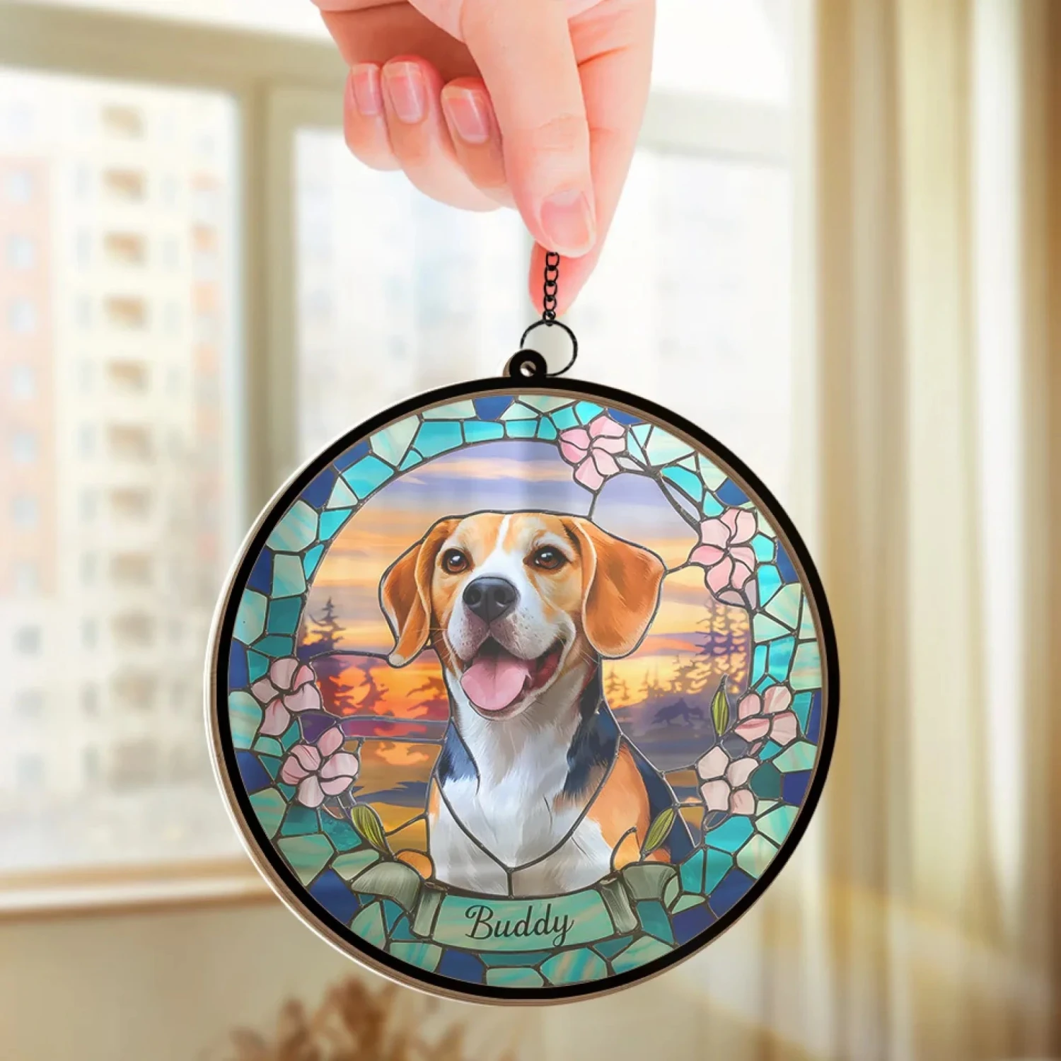 Custom Photo You Filled My Life With Love - Memorial Personalized Window Hanging Suncatcher Ornament - Sympathy Gift For Pet Owners, Pet Lovers 3 Custom Photo You Filled My Life With Love - Memorial Personalized Window Hanging Suncatcher Ornament - Sympathy Gift For Pet Owners, Pet Lovers - Image 3
