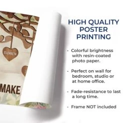 Family Love, A Timeless Treasure - Family Personalized Custom Horizontal Poster - Gift For Mom, Grandma -Pawfect House Store 67935a42abf84