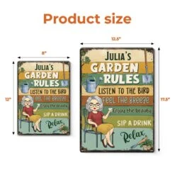 Enjoy The Beauty - Family Personalized Custom Home Decor Metal Sign - Gift For Yourself, Best Friends, Siblings, Family Members -Pawfect House Store 6793667bcff15