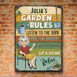 Enjoy The Beauty - Family Personalized Custom Home Decor Metal Sign - Gift For Yourself, Best Friends, Siblings, Family Members -Pawfect House Store 6793667c1b893