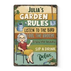 Enjoy The Beauty - Family Personalized Custom Home Decor Metal Sign - Gift For Yourself, Best Friends, Siblings, Family Members