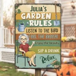 Enjoy The Beauty - Family Personalized Custom Home Decor Metal Sign - Gift For Yourself, Best Friends, Siblings, Family Members -Pawfect House Store 6793667c64ed0