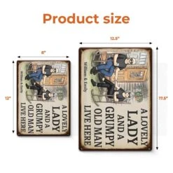 Love Doesn’t Age, It Deepens - Couple Personalized Custom Home Decor Metal Sign - House Warming Gift For Husband Wife, Anniversary -Pawfect House Store 67936a21947d6