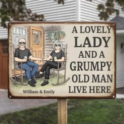 Love Doesn’t Age, It Deepens - Couple Personalized Custom Home Decor Metal Sign - House Warming Gift For Husband Wife, Anniversary -Pawfect House Store 67936a229e416