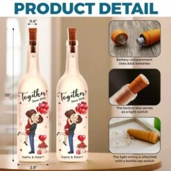 You’re My Happily Ever After - Couple Personalized Custom Bottle Lamp - Gift For Husband Wife, Anniversary 10 You’re My Happily Ever After - Couple Personalized Custom Bottle Lamp - Gift For Husband Wife, Anniversary -Pawfect House Store 67936be0c431a