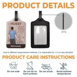 Life’s Journey Is Sweeter When Shared With You - Travel Personalized Custom Combo 2 Luggage Tags - Holiday Vacation Gift, Gift For Adventure Travel Lovers, Husband Wife, Anniversary 8 Life’s Journey Is Sweeter When Shared With You - Travel Personalized Custom Combo 2 Luggage Tags - Holiday Vacation Gift, Gift For Adventure Travel Lovers, Husband Wife, Anniversary -Pawfect House Store 6793760df0ed1