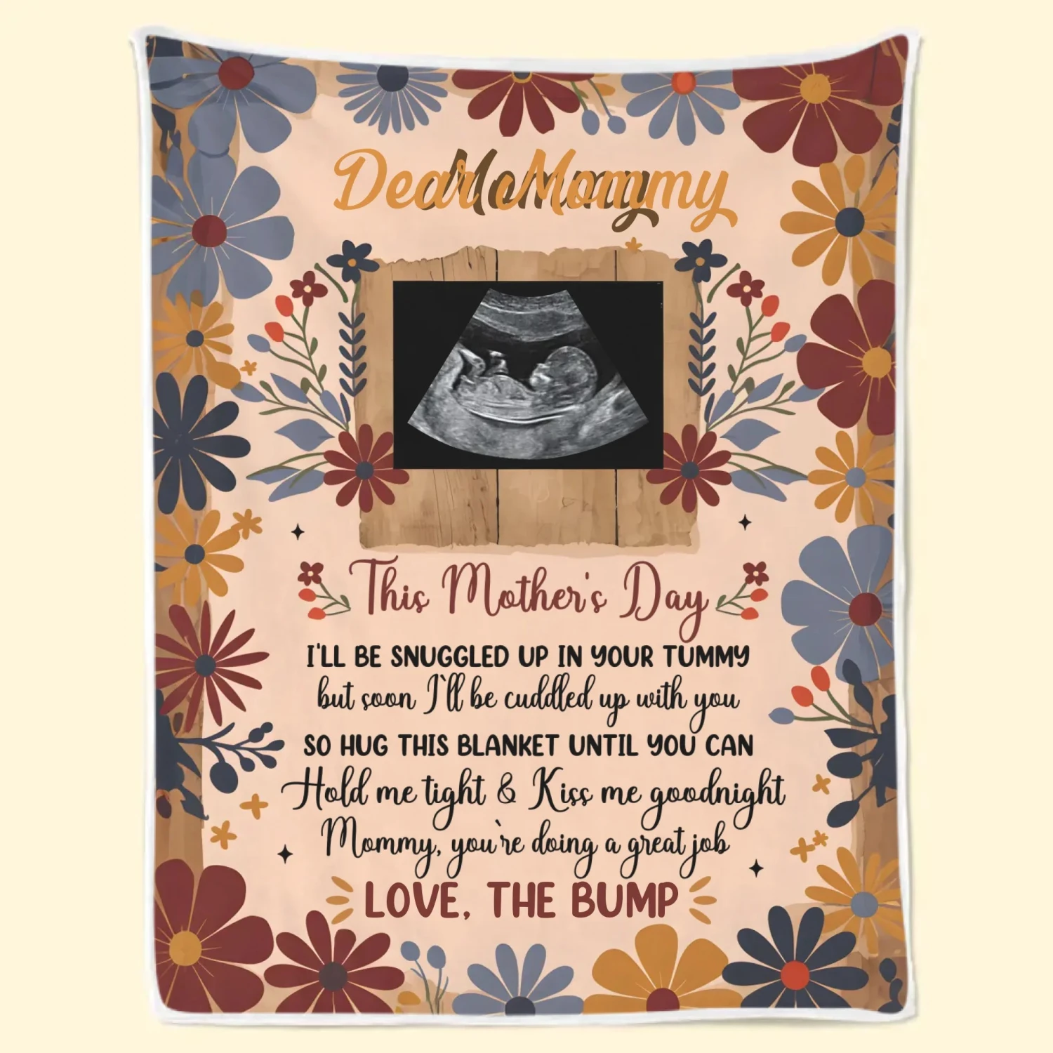 Custom Photo Tiny Hands, Tiny Feet, Big Love - Family Personalized Custom Blanket - Mother's Day, Baby Shower Gift, Gift For First Mom 2 Custom Photo Tiny Hands, Tiny Feet, Big Love - Family Personalized Custom Blanket - Mother's Day, Baby Shower Gift, Gift For First Mom - Image 2