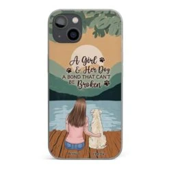A Heart Full Of Paws - Dog Personalized Custom Clear Phone Case - Gift For Pet Owners, Pet Lovers