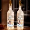 Love Knows No Goodbye - Memorial Personalized Custom Bottle Lamp - Sympathy Gift For Pet Owners, Pet Lovers