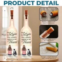 Wagging Tails In Heaven - Memorial Personalized Custom Bottle Lamp - Sympathy Gift For Pet Owners, Pet Lovers 9 Wagging Tails In Heaven - Memorial Personalized Custom Bottle Lamp - Sympathy Gift For Pet Owners, Pet Lovers -Pawfect House Store 67a2ddbbef82b