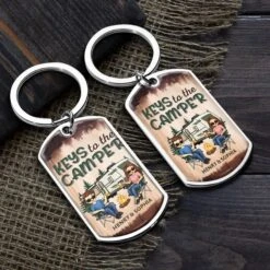 Keys To The Camper - Camping Personalized Custom Keychain - Gift For Couple, Husband Wife, Camping Lovers 8 Keys To The Camper - Camping Personalized Custom Keychain - Gift For Couple, Husband Wife, Camping Lovers -Pawfect House Store 67a309b4d583d