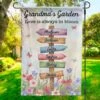 A Mother’s Love Is Endless - Family Personalized Custom Flag - Mother's Day, Gift For Mom, Grandma