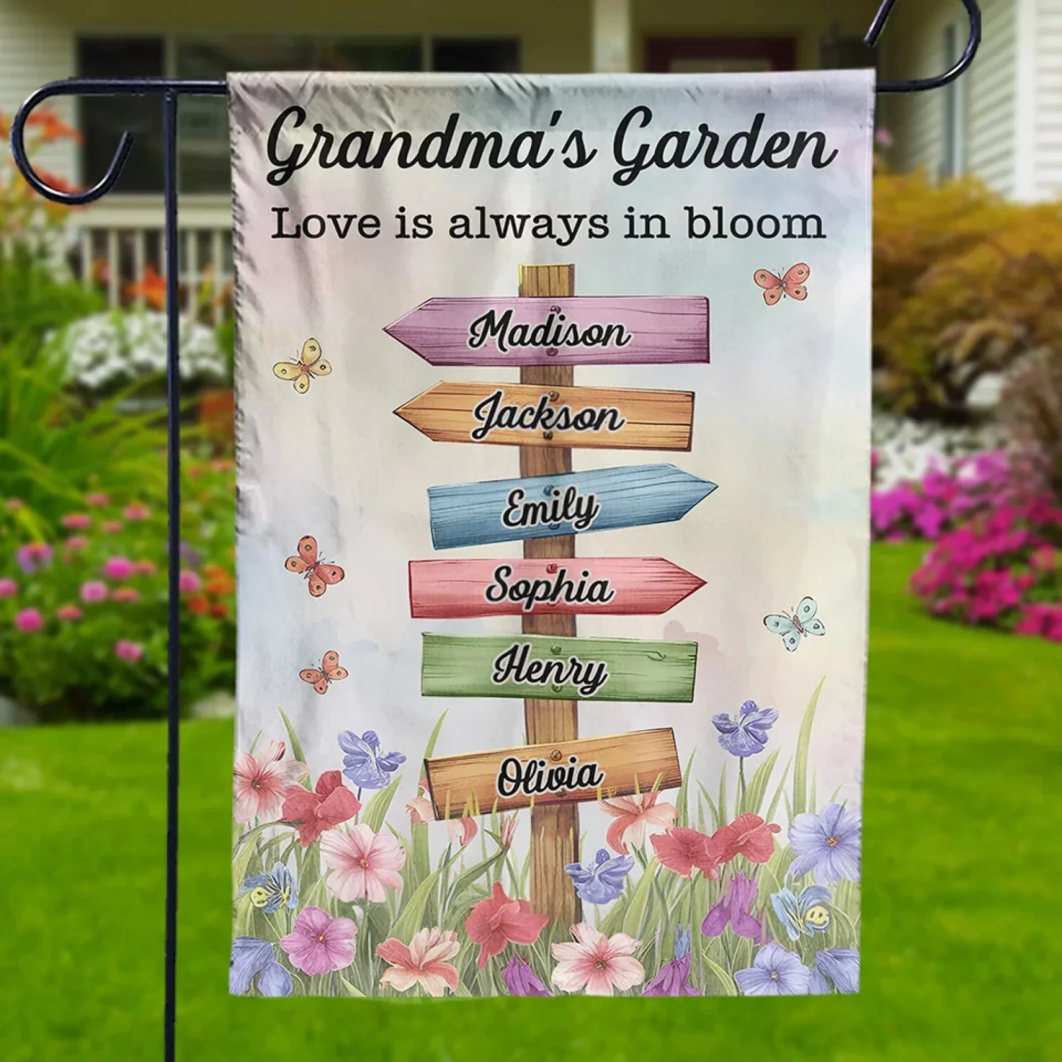 A Mother’s Love Is Endless - Family Personalized Custom Flag - Mother's Day, Gift For Mom, Grandma 4 A Mother’s Love Is Endless - Family Personalized Custom Flag - Mother's Day, Gift For Mom, Grandma - Image 4