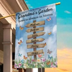 Grandmothers Make Life Sweeter - Family Personalized Custom Flag - Mother's Day, Gift For Mom, Grandma 9 Grandmothers Make Life Sweeter - Family Personalized Custom Flag - Mother's Day, Gift For Mom, Grandma -Pawfect House Store 67a32433a60ff