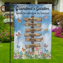 Grandmothers Make Life Sweeter - Family Personalized Custom Flag - Mother's Day, Gift For Mom, Grandma 8 Grandmothers Make Life Sweeter - Family Personalized Custom Flag - Mother's Day, Gift For Mom, Grandma -Pawfect House Store 67a32434012b2