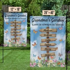 Grandmothers Make Life Sweeter - Family Personalized Custom Flag - Mother's Day, Gift For Mom, Grandma 7 Grandmothers Make Life Sweeter - Family Personalized Custom Flag - Mother's Day, Gift For Mom, Grandma -Pawfect House Store 67a3243427c09