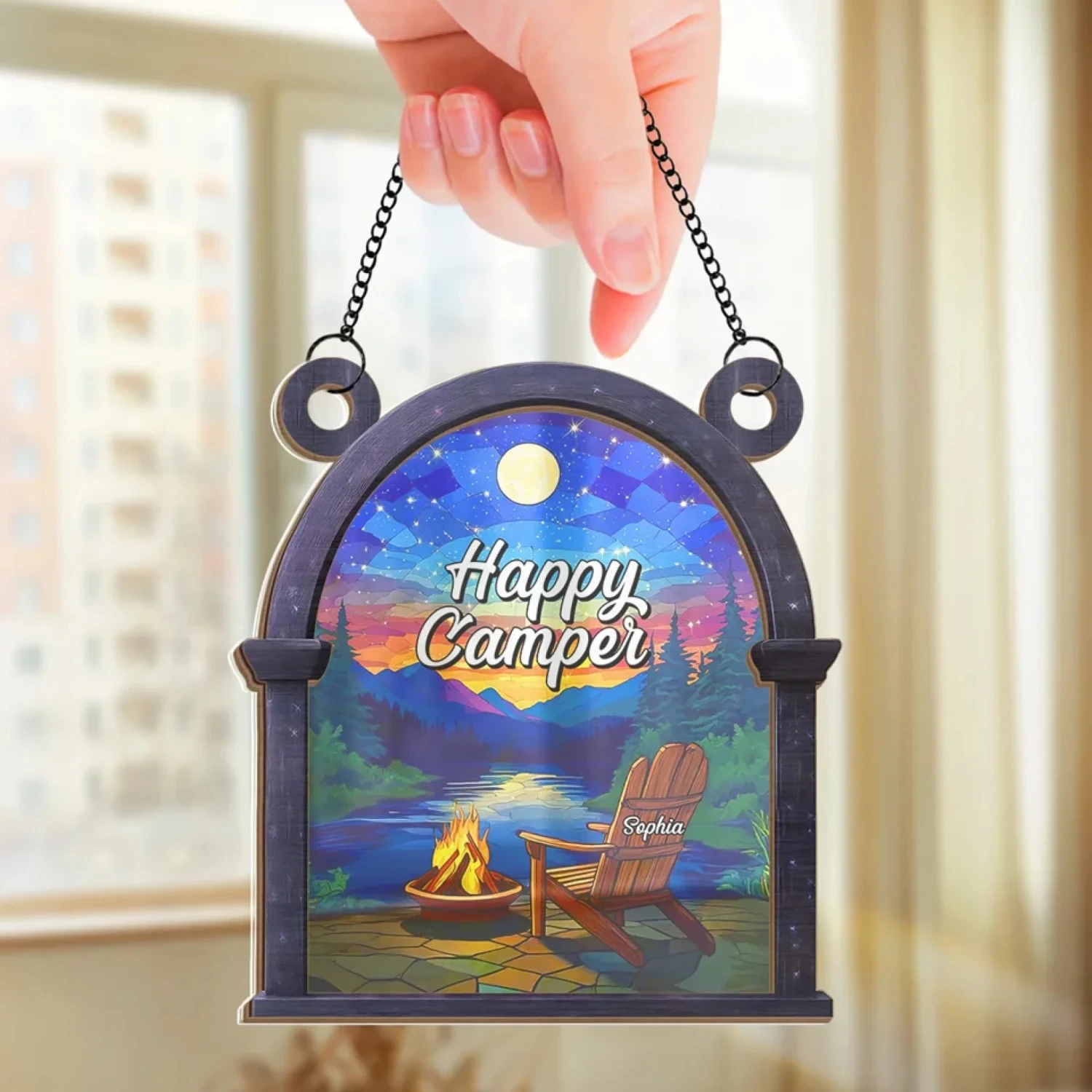 Bright Moon And Happy Me - Family Personalized Window Hanging Suncatcher - Gift For Yourself, Best Friends, Siblings, Family Members 3 Bright Moon And Happy Me - Family Personalized Window Hanging Suncatcher - Gift For Yourself, Best Friends, Siblings, Family Members - Image 3