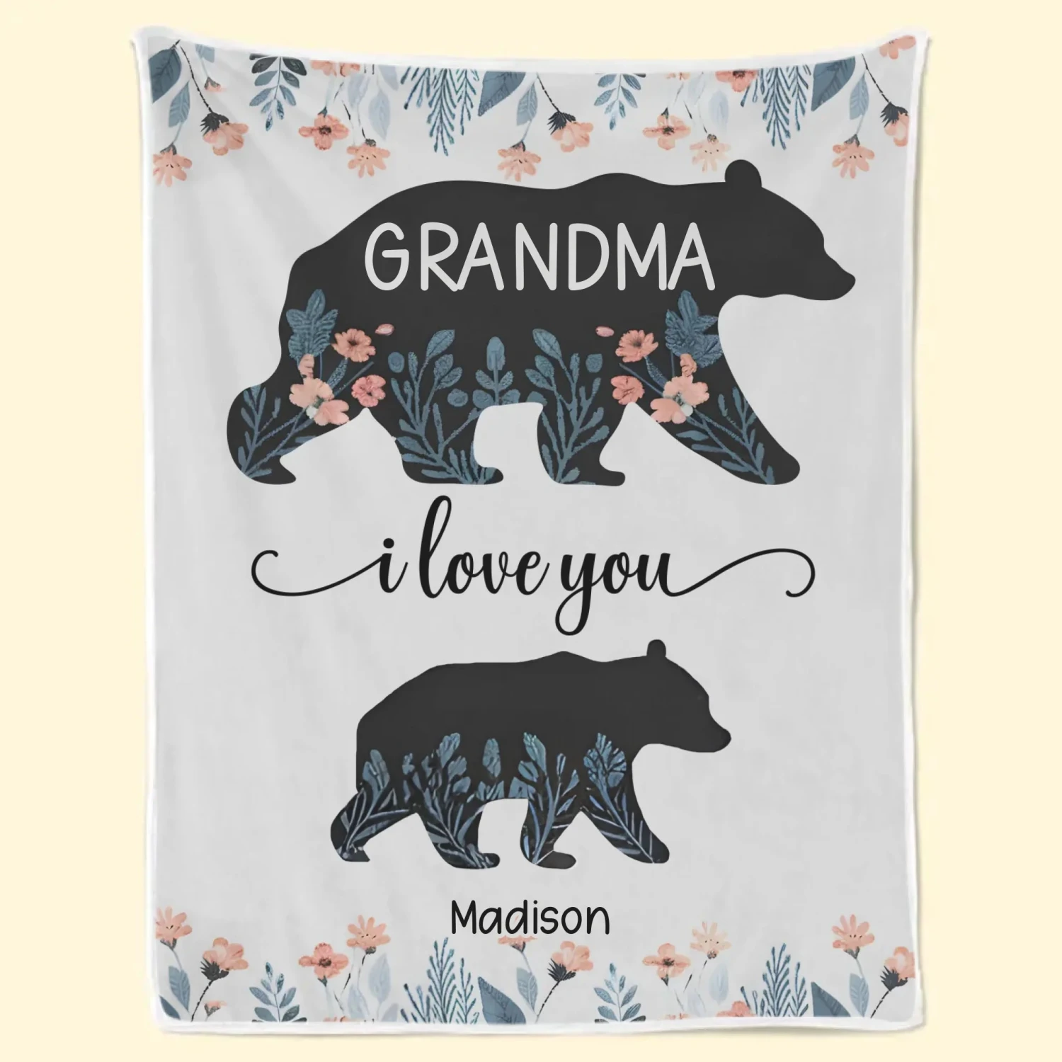 Grandkids Make Life Grand - Family Personalized Custom Blanket - Gift For Mom, Grandma 6 Grandkids Make Life Grand - Family Personalized Custom Blanket - Gift For Mom, Grandma - Image 6