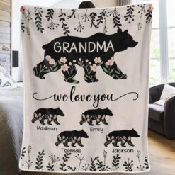 A Grandchild Is A Grandparent’s Treasure - Family Personalized Custom Blanket - Gift For Mom, Grandma 8 A Grandchild Is A Grandparent’s Treasure - Family Personalized Custom Blanket - Gift For Mom, Grandma -Pawfect House Store 67a329ba8af22