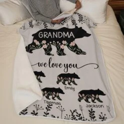 A Grandchild Is A Grandparent’s Treasure - Family Personalized Custom Blanket - Gift For Mom, Grandma 10 A Grandchild Is A Grandparent’s Treasure - Family Personalized Custom Blanket - Gift For Mom, Grandma -Pawfect House Store 67a329baa0af0