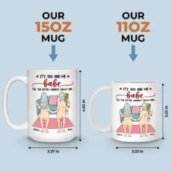 It's You And Me, Babe - Couple Personalized Custom Mug - Gift For Husband Wife, Anniversary 11 It's You And Me, Babe - Couple Personalized Custom Mug - Gift For Husband Wife, Anniversary -Pawfect House Store 67a32b8bf14a7