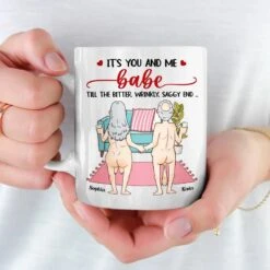 It's You And Me, Babe - Couple Personalized Custom Mug - Gift For Husband Wife, Anniversary 9 It's You And Me, Babe - Couple Personalized Custom Mug - Gift For Husband Wife, Anniversary -Pawfect House Store 67a32b8cca420