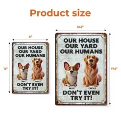Dogs Don't Just Guard Houses, They Guard Hearts - Dog Personalized Custom Home Decor Metal Sign - House Warming Gift For Pet Owners, Pet Lovers 9 Dogs Don't Just Guard Houses, They Guard Hearts - Dog Personalized Custom Home Decor Metal Sign - House Warming Gift For Pet Owners, Pet Lovers -Pawfect House Store 67a4208b0c60a