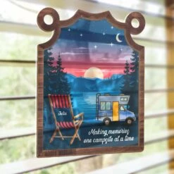 Camp More, Worry Less - Family Personalized Window Hanging Suncatcher - Gift For Yourself, Best Friends, Siblings, Family Members 8 Camp More, Worry Less - Family Personalized Window Hanging Suncatcher - Gift For Yourself, Best Friends, Siblings, Family Members -Pawfect House Store 67a421442daab