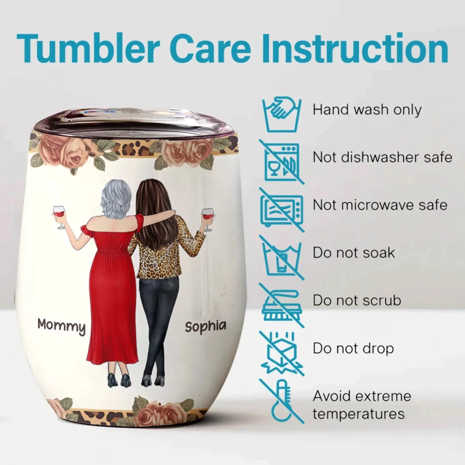 Never Forget How Amazing You Are - Family Personalized Custom Wine Tumbler - Gift For Mom, Daughter 5 Never Forget How Amazing You Are - Family Personalized Custom Wine Tumbler - Gift For Mom, Daughter - Image 5