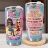 We’re Chaos And Laughter - Bestie Personalized Custom Tumbler - Gift For Best Friends, BFF, Sisters