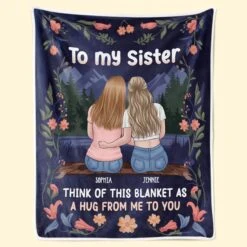Perfect For Celebrating The Friend Who Lights Up Your Life - Bestie Personalized Custom Blanket - Gift For Best Friends, BFF, Sisters