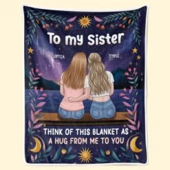 A Thoughtful Gift For The Person Who Knows You Best - Bestie Personalized Custom Blanket - Gift For Best Friends, BFF, Sisters
