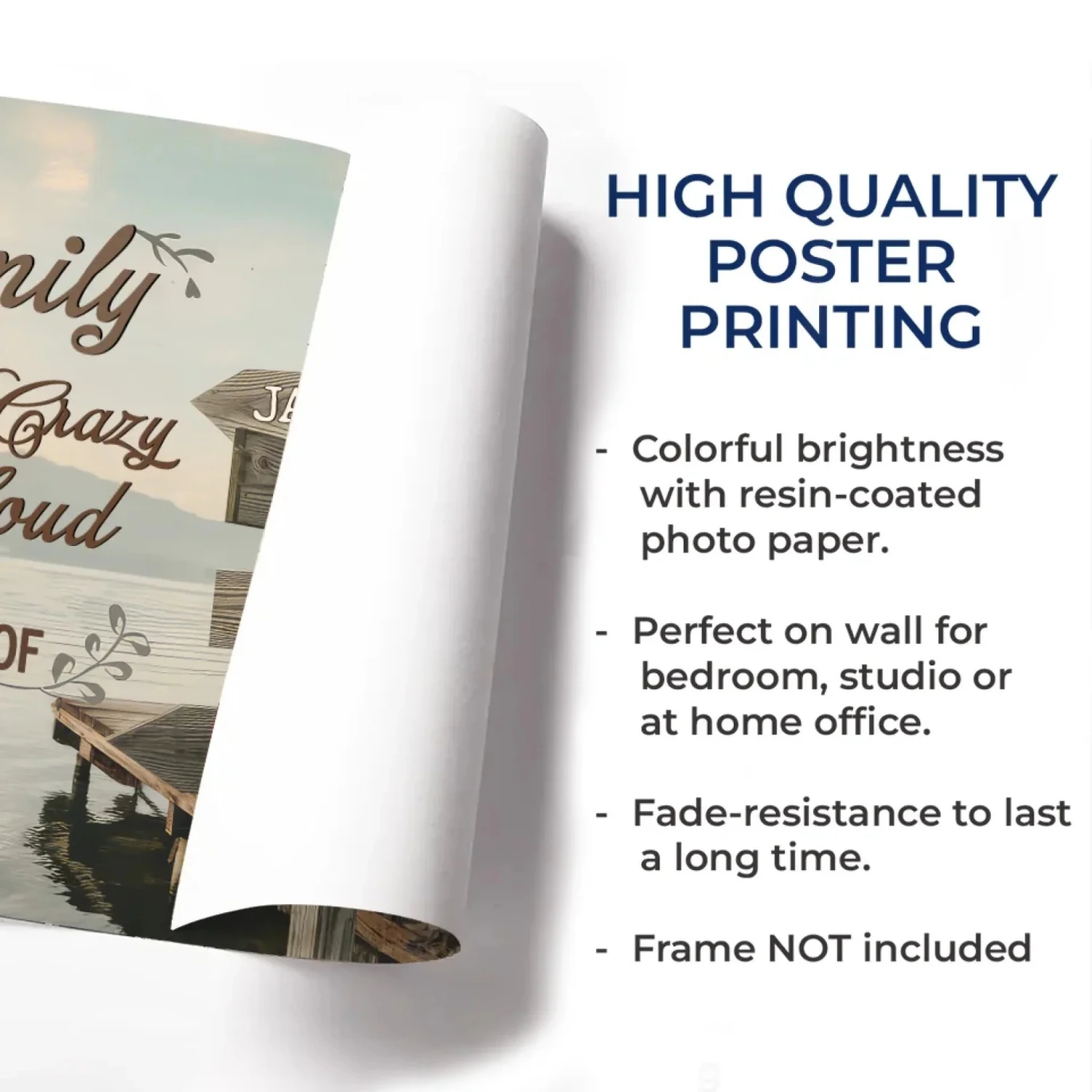 Together We Make One Beautiful Family - Family Personalized Custom Horizontal Poster - Gift For Family Members 5 Together We Make One Beautiful Family - Family Personalized Custom Horizontal Poster - Gift For Family Members - Image 5