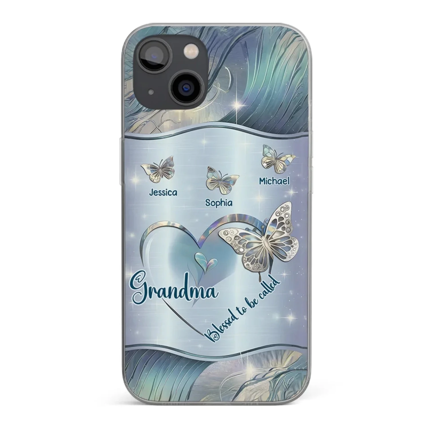 Home Is Where Your Grandma Is - Family Personalized Custom Clear Phone Case - Gift For Mom, Grandma 1 Home Is Where Your Grandma Is - Family Personalized Custom Clear Phone Case - Gift For Mom, Grandma