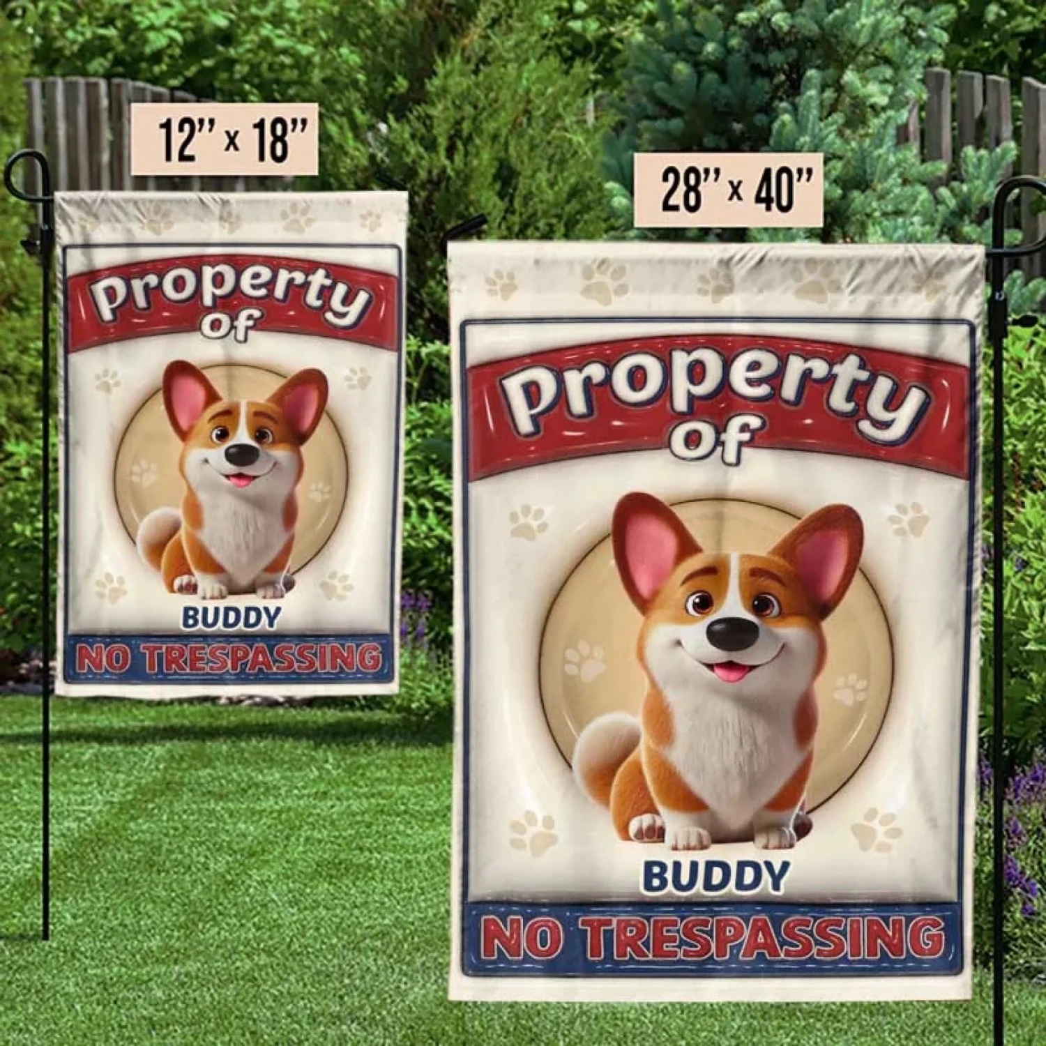 Pets Fill Our Hearts With Joy - Dog & Cat Personalized Custom 3D Inflated Effect Printed Flag - Gift For Pet Owners, Pet Lovers 3 Pets Fill Our Hearts With Joy - Dog & Cat Personalized Custom 3D Inflated Effect Printed Flag - Gift For Pet Owners, Pet Lovers - Image 3