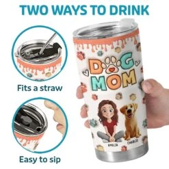 Proud Fur Mom, Love Eternal - Dog & Cat Personalized Custom 3D Inflated Effect Printed Tumbler - Gift For Pet Owners, Pet Lovers 7 Proud Fur Mom, Love Eternal - Dog & Cat Personalized Custom 3D Inflated Effect Printed Tumbler - Gift For Pet Owners, Pet Lovers -Pawfect House Store 67a57dd957a8d