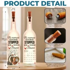 Custom Photo Though You’re Gone, Your Love Remains - Memorial Personalized Custom Bottle Lamp - Sympathy Gift For Family Members 9 Custom Photo Though You’re Gone, Your Love Remains - Memorial Personalized Custom Bottle Lamp - Sympathy Gift For Family Members -Pawfect House Store 67a57f07be415