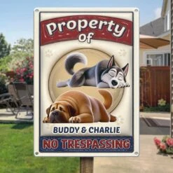 Property Of My Fluffy Boss - Dog Personalized Custom 3D Inflated Effect Printed Home Decor Metal Sign - House Warming Gift For Pet Owners, Pet Lovers -Pawfect House Store 67a5ad2fdd33d